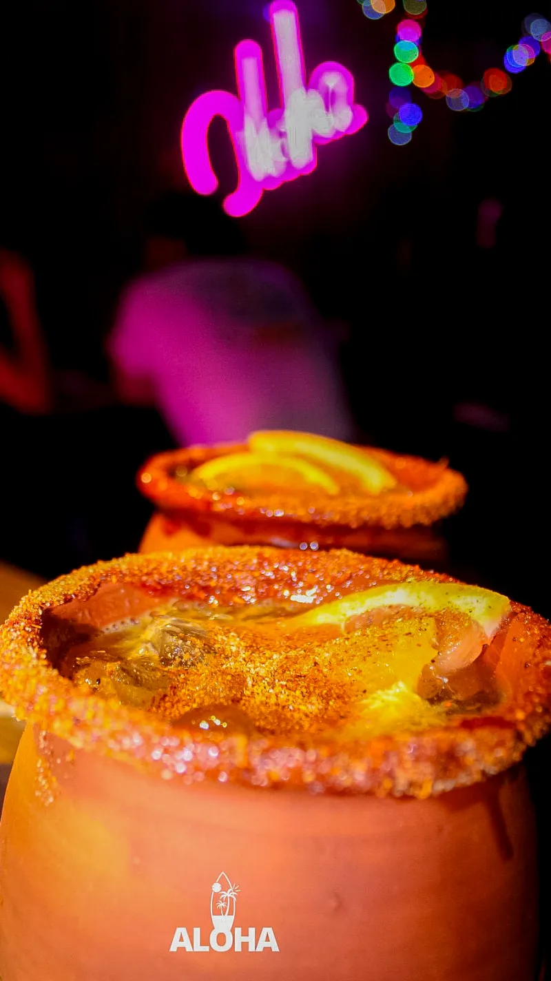 Cantaritos servidos en Aloha